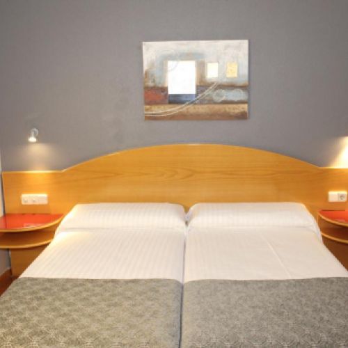 Habitación doble con dos camas
