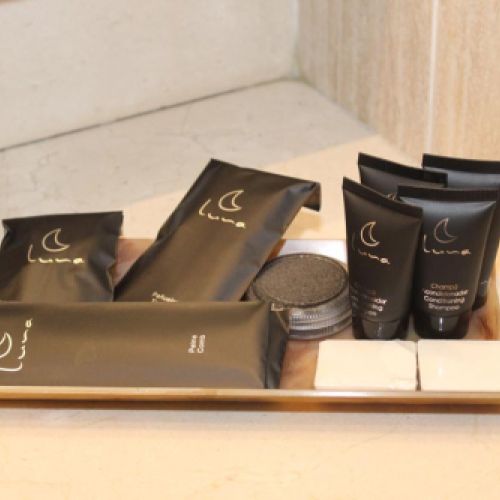 Ejemplo de amenities en baño